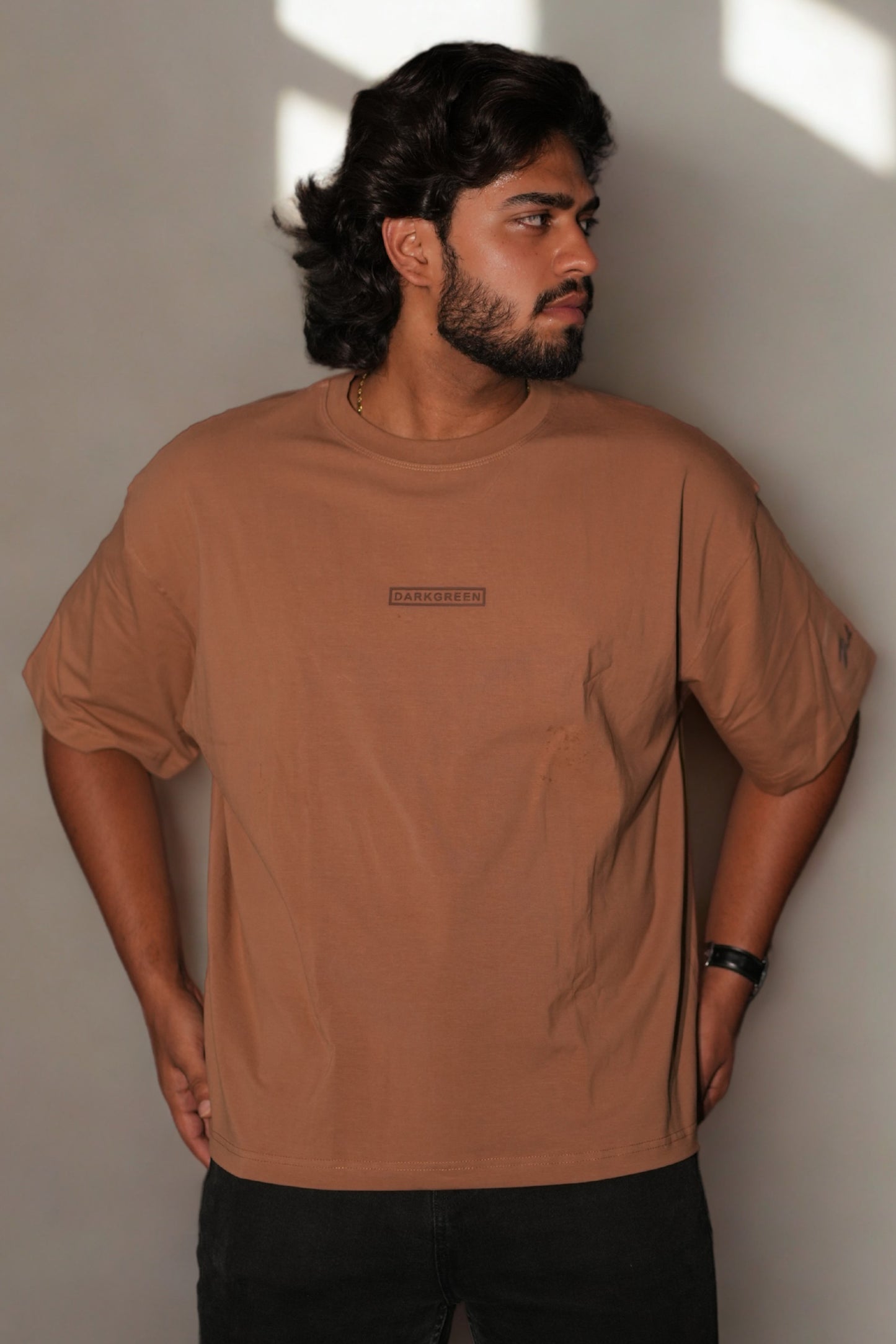 Mocha Mousse : Oversized Boxy T-Shirt | FOR COFFEE LOVERS